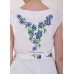 Embroidered blouse "Flower Paradise" white